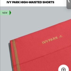 Adidas X IVY PARK Drop 2 Coral High Waisted Shorts